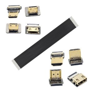 FPC HDMI 슬림케이블 FPV Micro HDMI Mini HDMI 5cm-100cm FPC Ribbon Flat HDMI Cable Pitch 20pin Plug